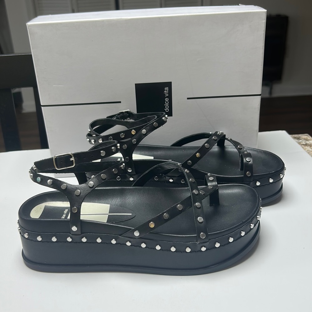 Dolce Vita Studded Platform Sandal 8